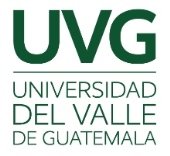 Universidad del valle de Guatemala
